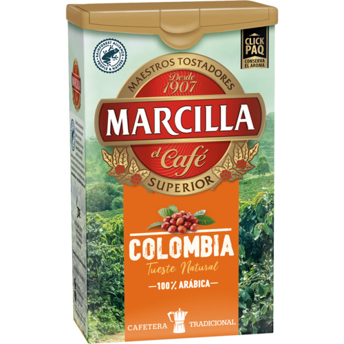 CAFE MOLIDO NATURAL COLOMBIA MARCILLA 200g.