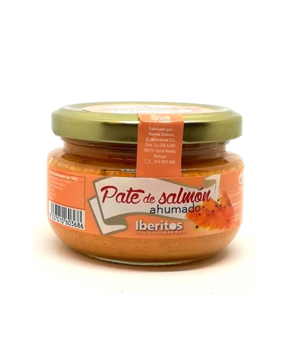 PATE DE SALMON AHUMADO IBERITOS CRISTAL 110g.