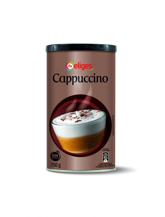 CAFE SOLUBLE CAPUCCINO NATURAL 250g. IFA ELIGES