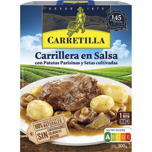 CARRILLERA CON SALSA CARRETILLA 300g.