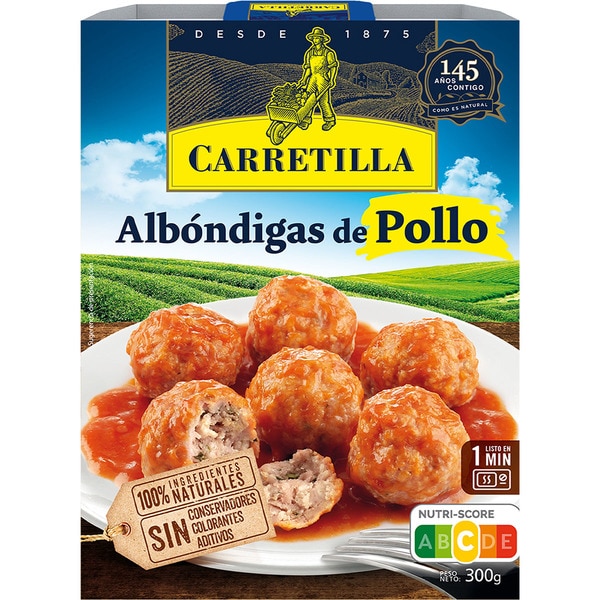 ALBONDIGAS DE POLLO CARRETILLA 300g.